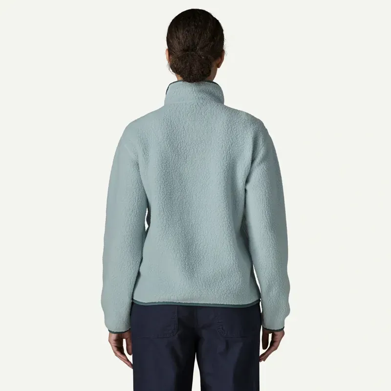 Patagonia Women's Retro Pile Fleece Jacket in Virtually Blue-2
