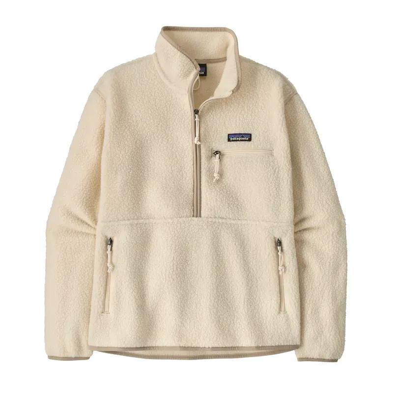 Patagonia Women's Retro Pile Marsupial Fleece Pullover in Natural