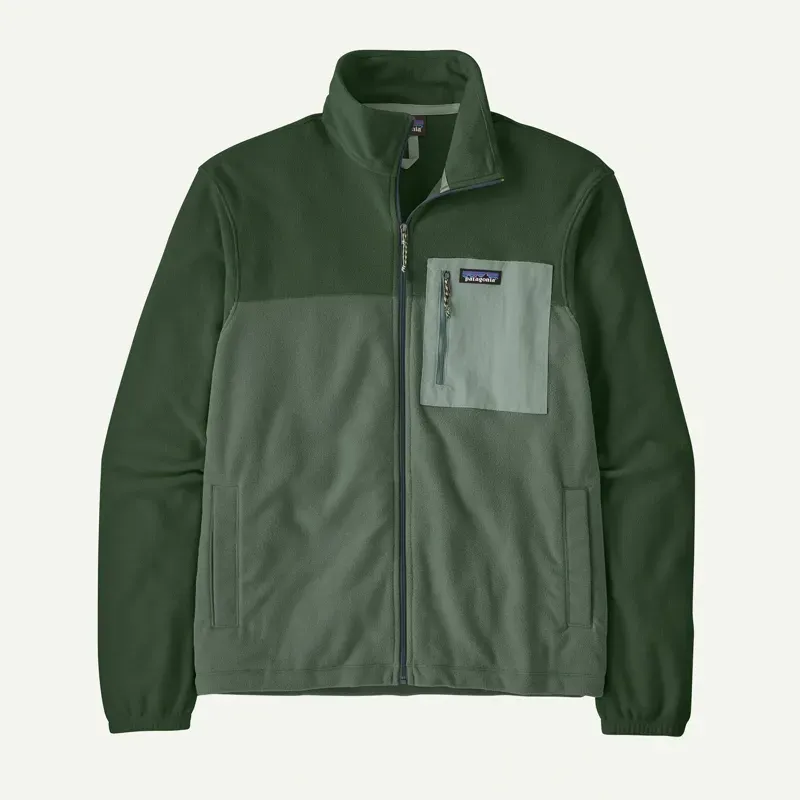 Patagonia Micro D Fleece Patch Pocket Jacket in Canopy Green