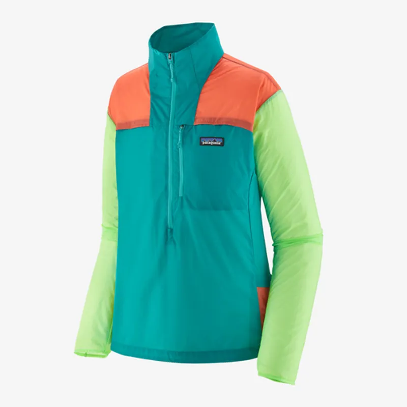 Patagonia Women's Houdini Stash 1/2 Zip P/O Subtidal Blue