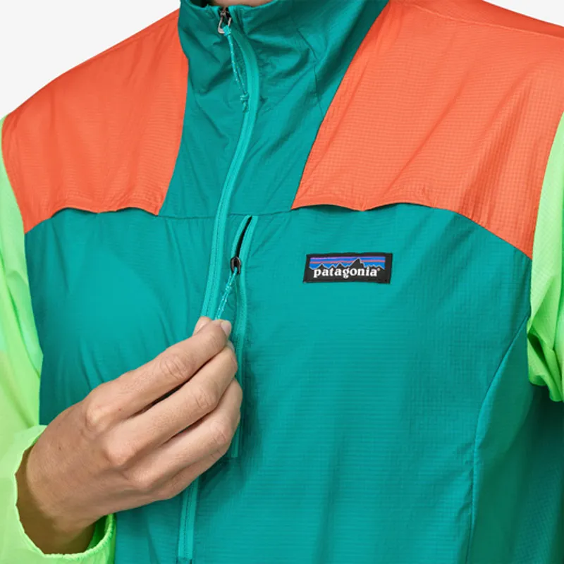 Patagonia Women's Houdini Stash 1/2 Zip P/O Subtidal Blue-3