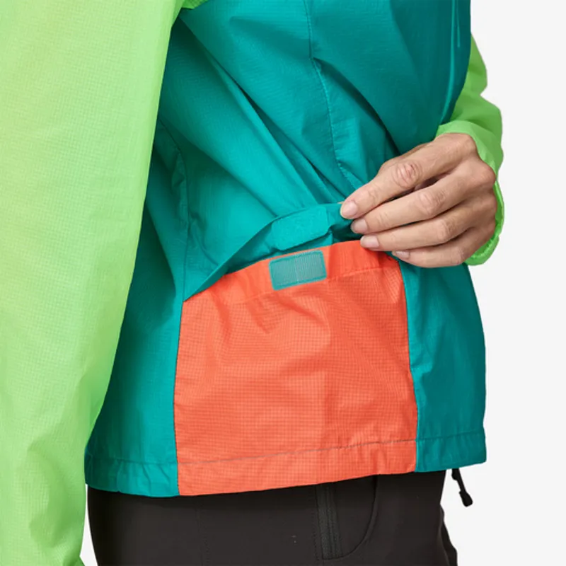 Patagonia Women's Houdini Stash 1/2 Zip P/O Subtidal Blue-4