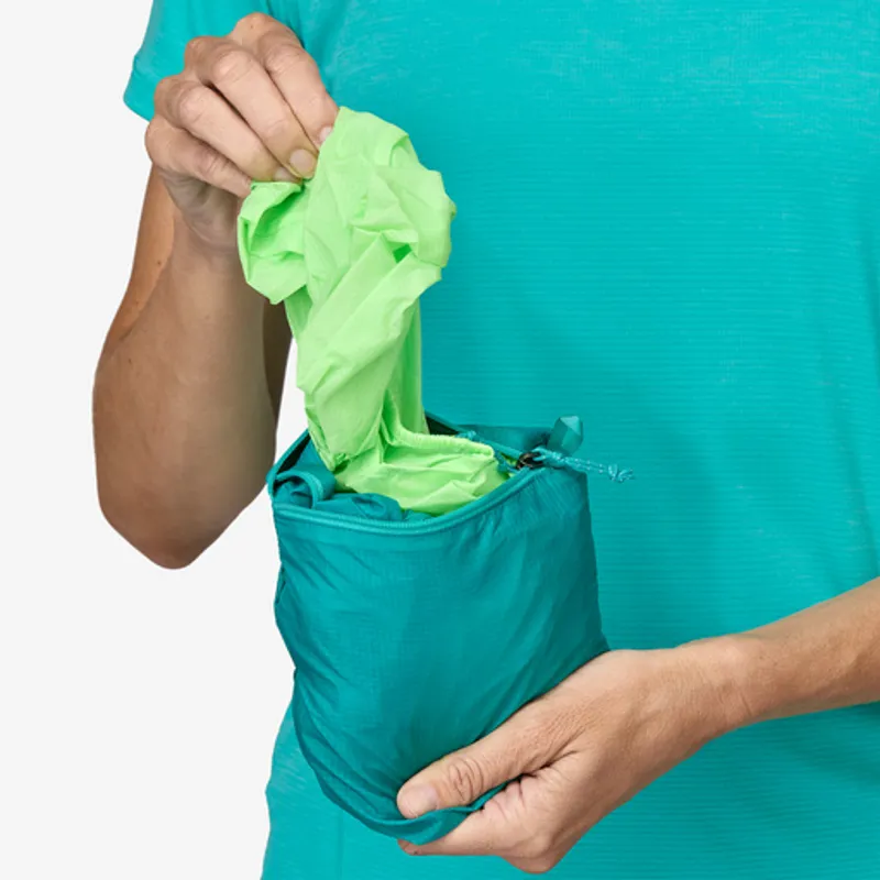 Patagonia Women's Houdini Stash 1/2 Zip P/O Subtidal Blue-9