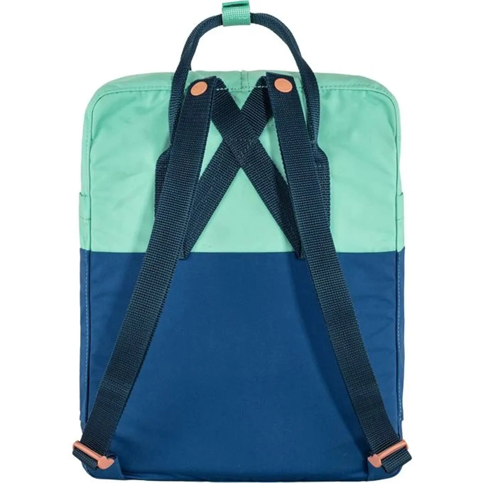 Women\'s Kanken Art Mini Backpack Coast Line-Sky Women\'s Bag FjallRaven Kanken Mini Kids Backpack - Sky-Blue - The  main image 4