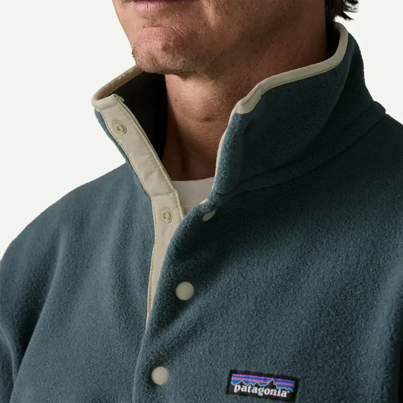 Patagonia Lightweight Synchilla Snap-T Fleece Pullover in Summit Blue-4