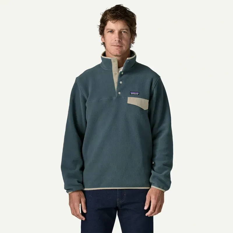 Patagonia Lightweight Synchilla Snap-T Fleece Pullover in Summit Blue-1