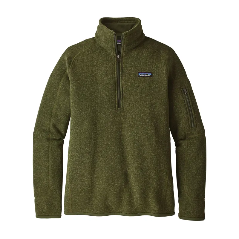 Patagonia Better Sweater 1/4-Zip Womens Fleece Nomad Green