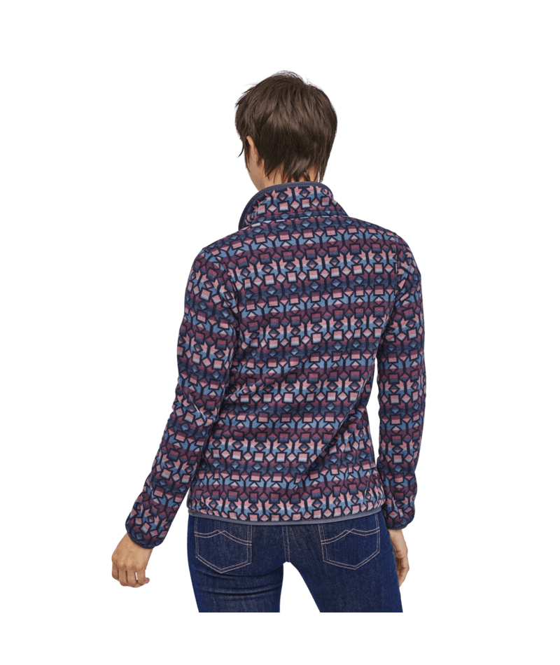 Patagonia Womens Micro D Snap-T Pullover Cedar Mesa: Stone Blue-2