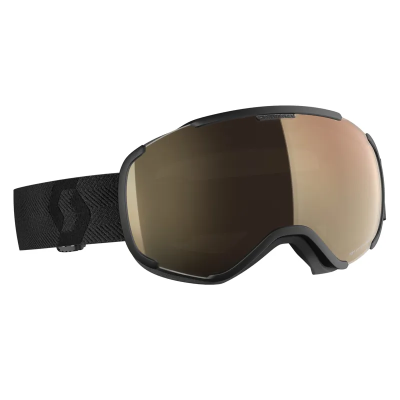 Scott Faze II Goggle Black Light Sensitive Bronze Chrome Lens