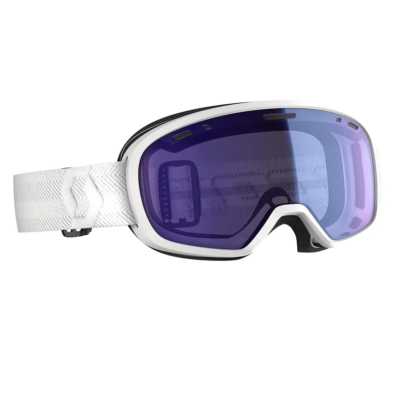 Scott Muse Pro Goggle White Illuminator Blue Chrome Lens
