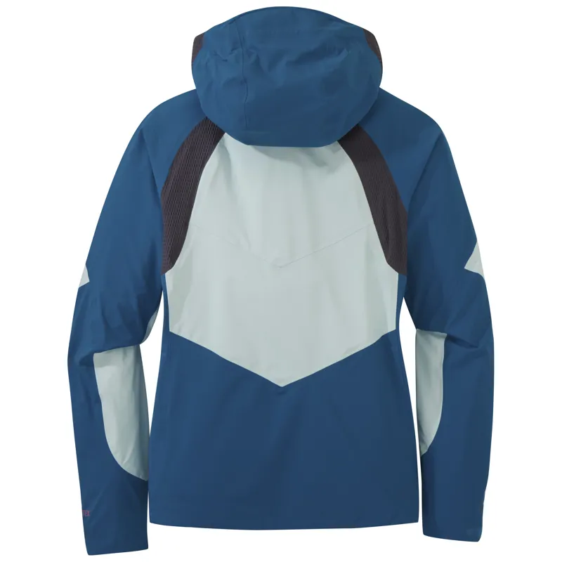Outdoor Research Womens Hemispheres Gore-Tex Jacket Celestial Blue/Waterfall-1
