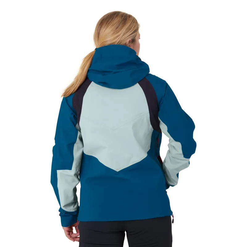 Outdoor Research Womens Hemispheres Gore-Tex Jacket Celestial Blue/Waterfall-3