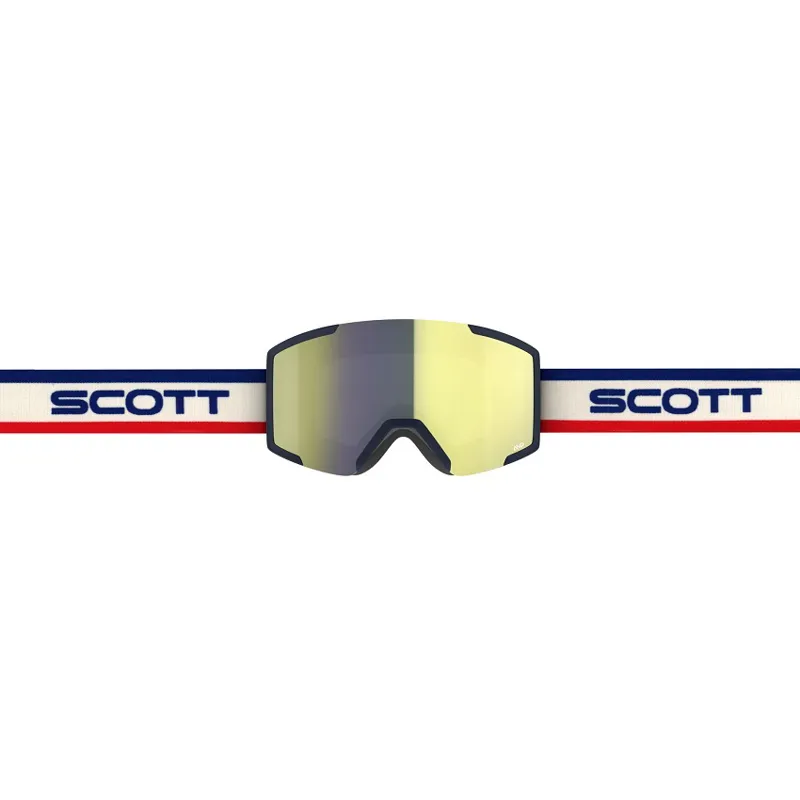 Scott Shield Goggle Beige/Blue/Enhancer Yellow Chrome-1