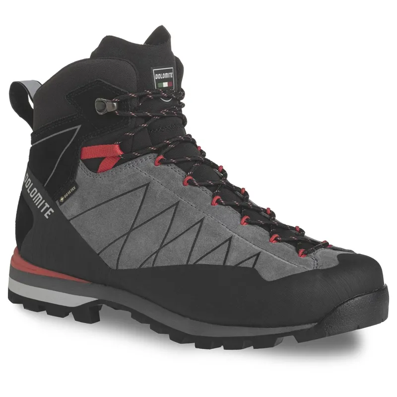 Dolomite Crodarossa Hi GTX Walking Boot Gunmetal Grey/Fiery Red