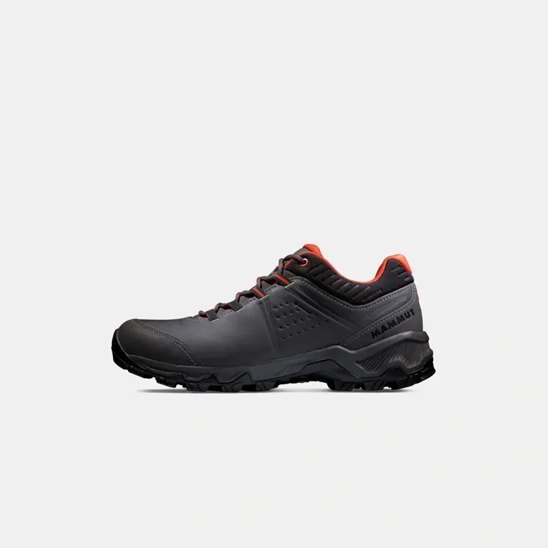 Mammut Mercury IV Low GTX Men's Hiking Shoes in Titanium-Hot Red-1