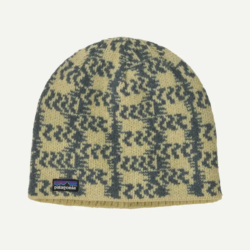 Patagonia Cinder Beanie in Sun Quilt: Blue Sage