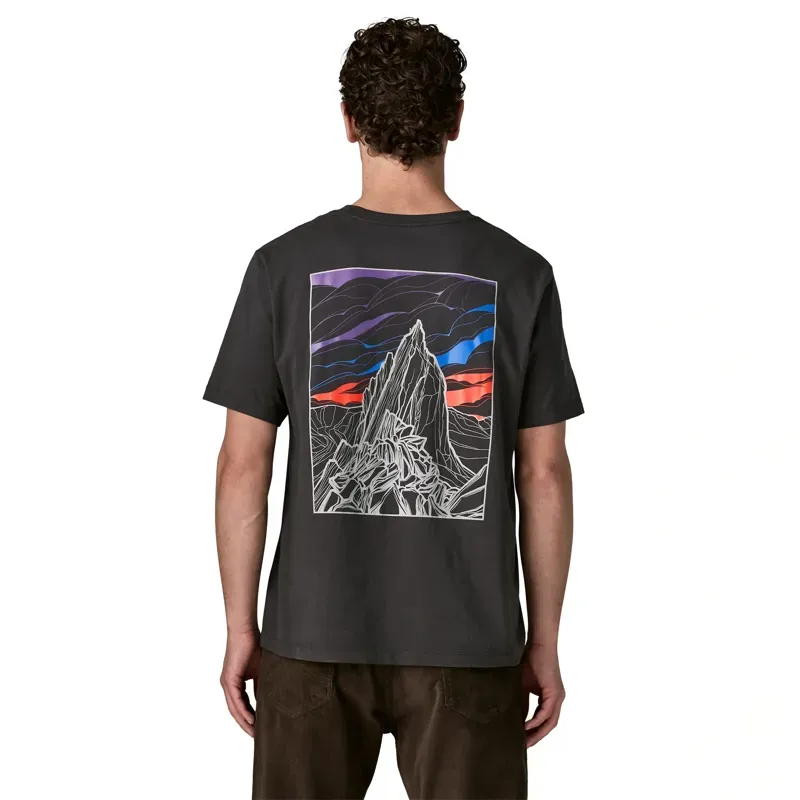 Patagonia Cloud Crag T-Shirt in Ink Black-3