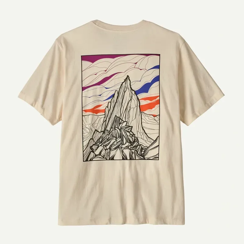Patagonia Cloud Crag T-Shirt in Undyed Natural-1
