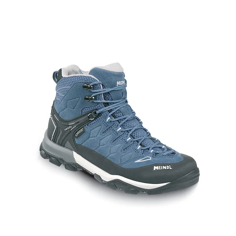 Meindl Tereno Mid Lady GTX Walking Boots Blue/Light Grey