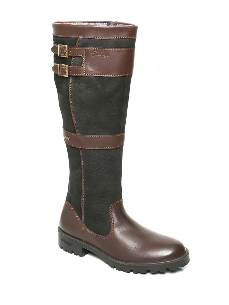 Dubarry Longford Womens Leather Boot Black/Brown