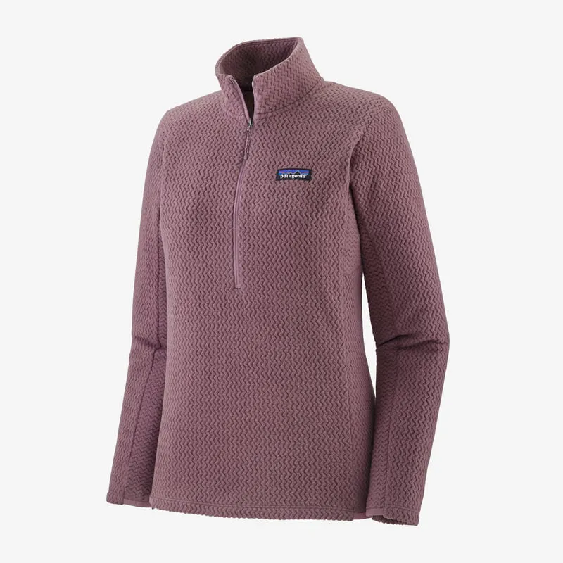 Patagonia Womens R1 Air Zip Neck Evening Mauve