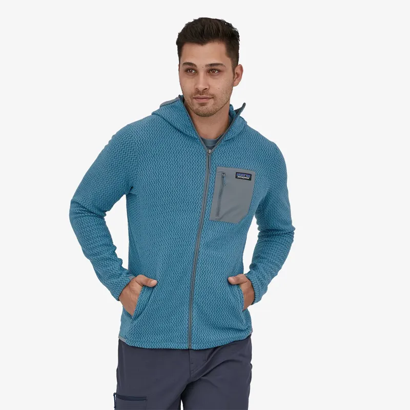 Patagonia Mens R1 Air Full-Zip Hoody in Wavy Blue-1