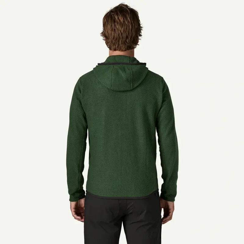 Patagonia R1 Air Fleece Full-Zip Hoody in Treeline Green-2
