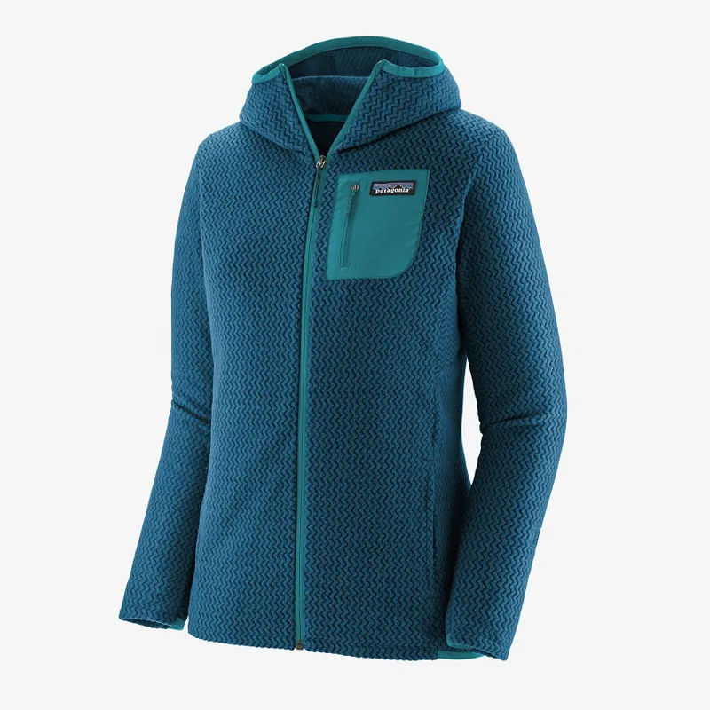 Patagonis Womens R1 Air Full-Zip Hoody Lagom Blue