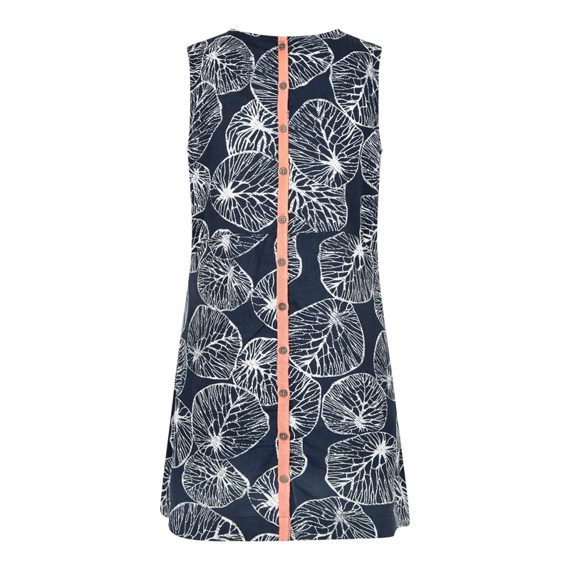 Weird Fish Womens Sachi Printed Viscose Tunic Dark Navy-1