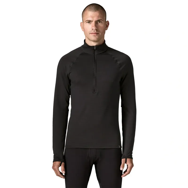Patagonia Capilene Thermal Weight Zip-Neck in Black-1