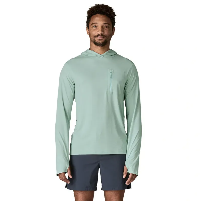 Patagonia Capilene Cool Sun Hoody in Canopy Green - Light Canopy Green X-Dye-1