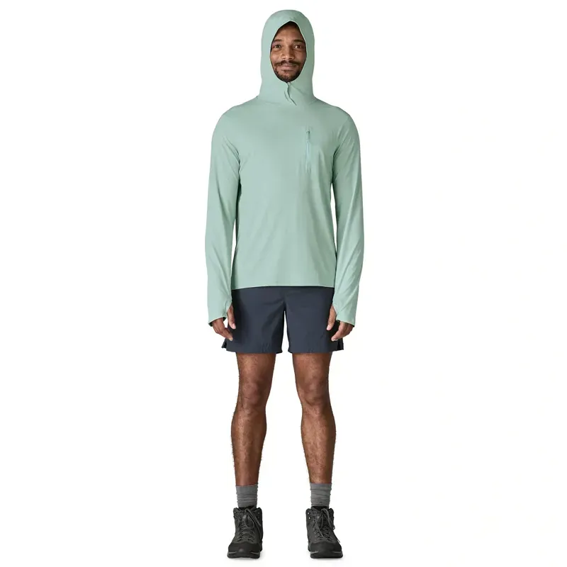 Patagonia Capilene Cool Sun Hoody in Canopy Green - Light Canopy Green X-Dye-3