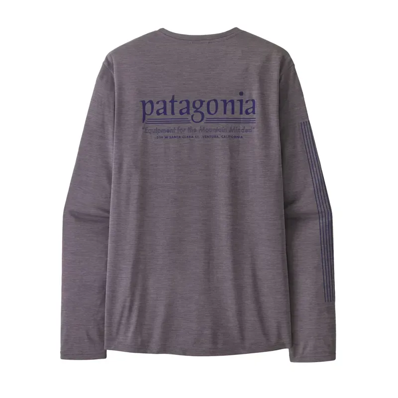 Patagonia Long-Sleeved Capilene Cool Daily Hut Tripper Shirt in May Grey - Light May Grey X-Dye