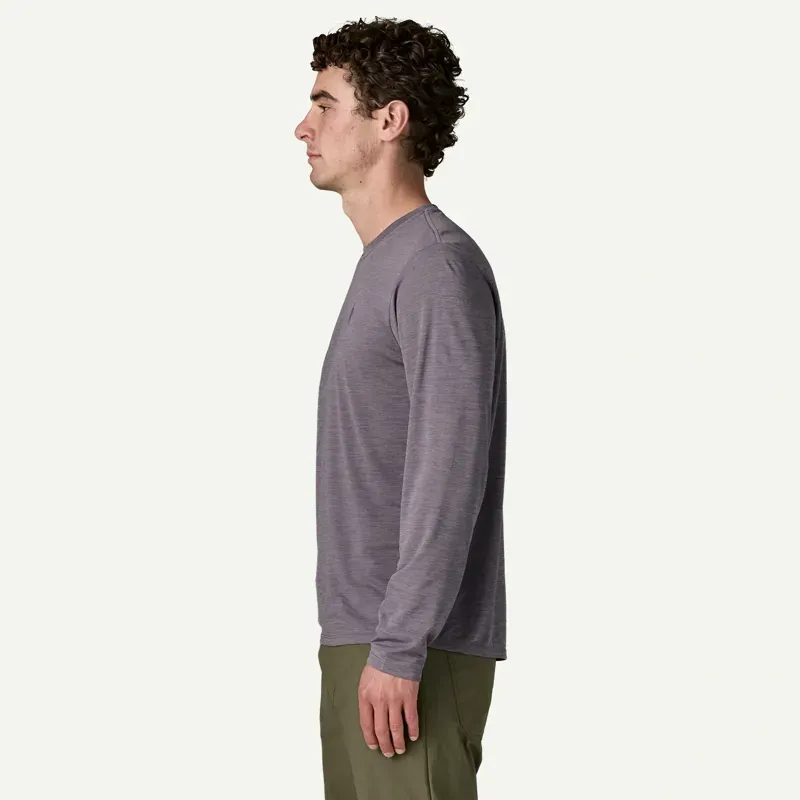 Patagonia Long-Sleeved Capilene Cool Daily Hut Tripper Shirt in May Grey - Light May Grey X-Dye-4
