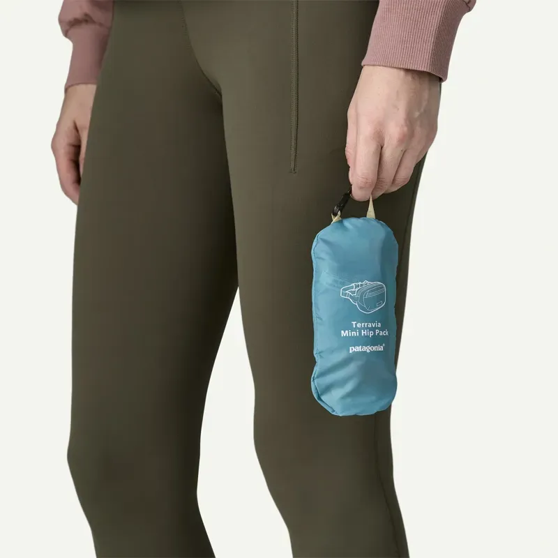 Patagonia Terravia 1L Mini Hip Pack in Patchwork: Snowmelt Blue-5