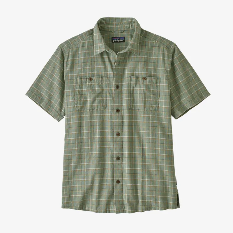 Patagonia Mens Back Step Shirt Harvester: Ellwood Green