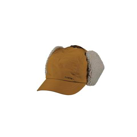 Barts Kamikaze Water Resistant Trapper Hat with Ear Flaps and Faux Fur Trim  - Army Green or Black