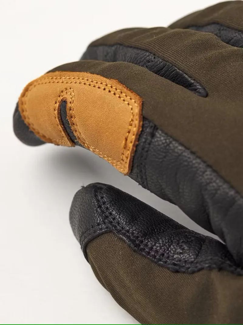 Hestra Ergo Grip Active Wool Terry 5 Finger Dark Forest/Black-2