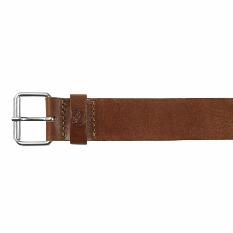 Fjallraven Singi Belt 4cm Leather Cognac-2