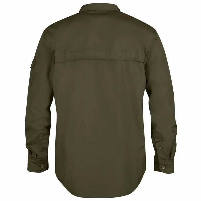 Fjallraven Singi Mens Trekking Shirt LS Dark Olive-1