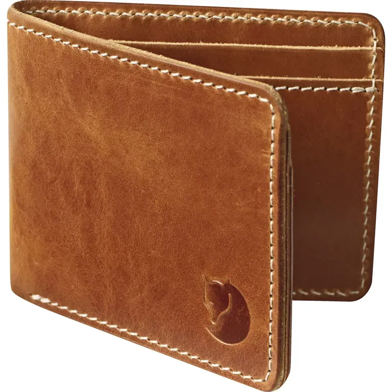 Fjallraven Ovik Wallet in Leather Cognac