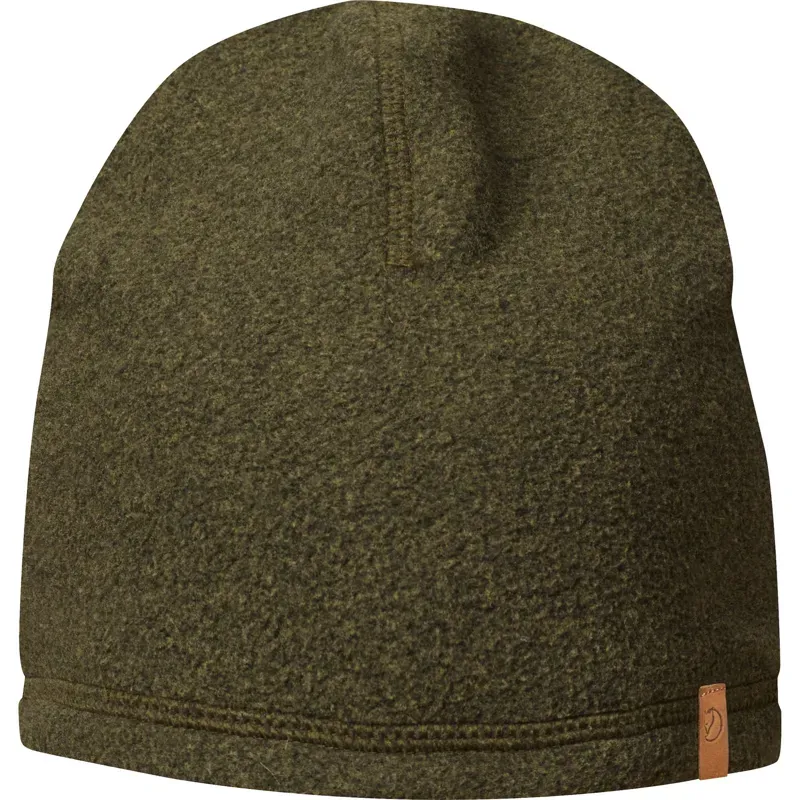 Fjallraven Lappland Fleece Hat in Dark Olive