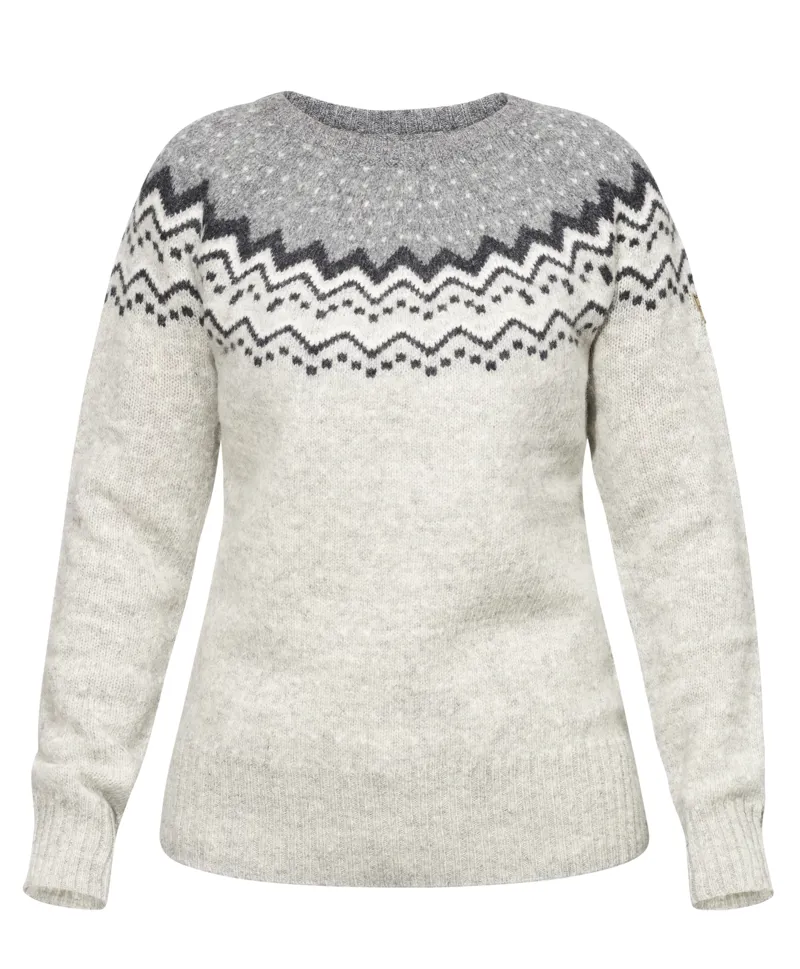 Fjallraven Övik Womens Knit Sweater Grey