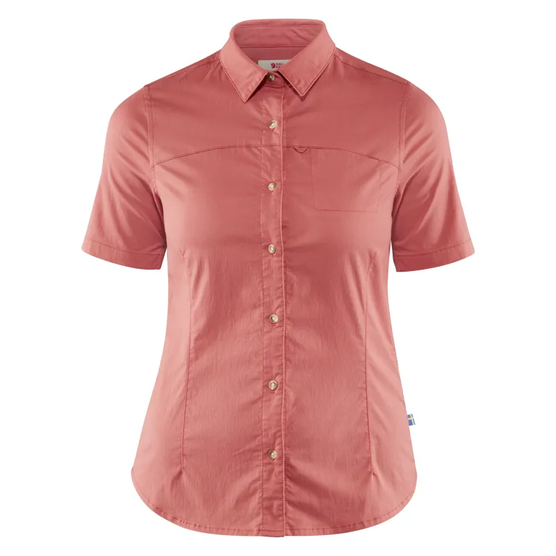 Fjallraven Womens High Coast Stretch Shirt SS Dahlia