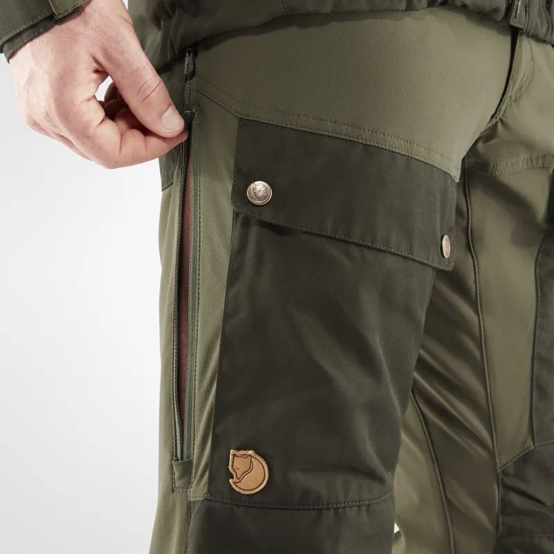 Fjällräven Mens Keb Trousers Deep Forest-Laurel Green-6