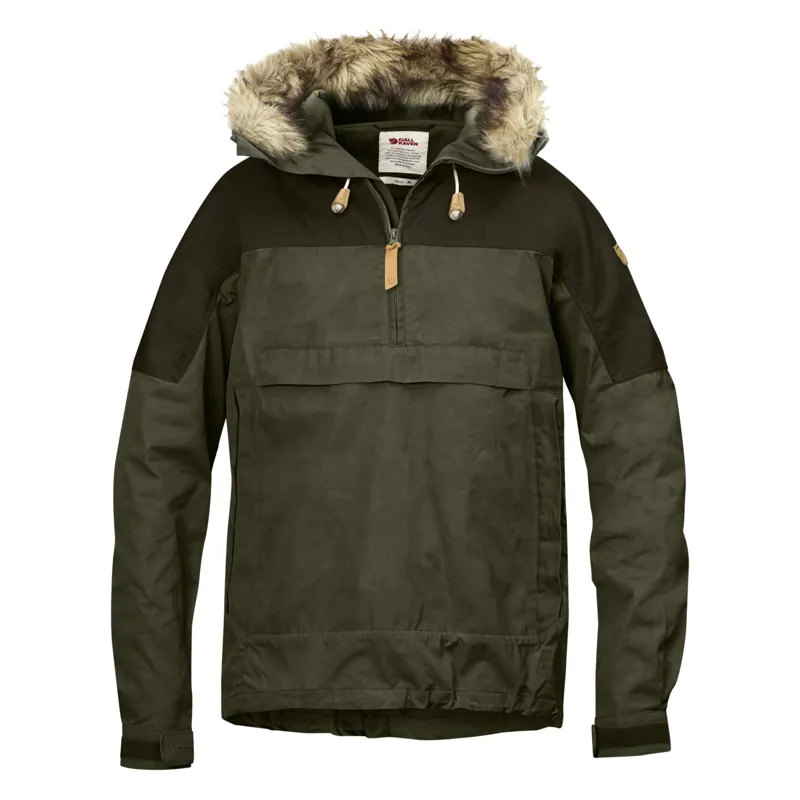 Fjällräven Mens Singi Anorak Laurel Green-Deep Forest