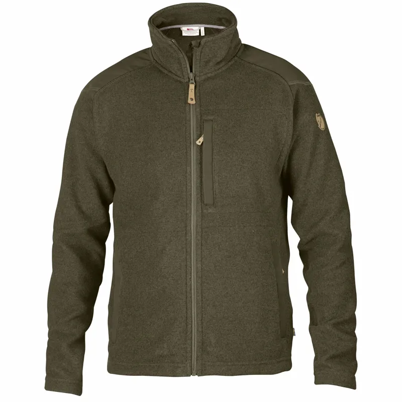 Fjallraven Buck Mens Fleece Dark Olive