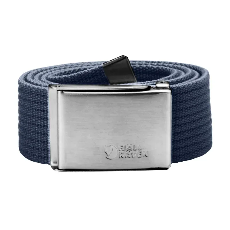Fjallraven Canvas Belt in Dark Navy
