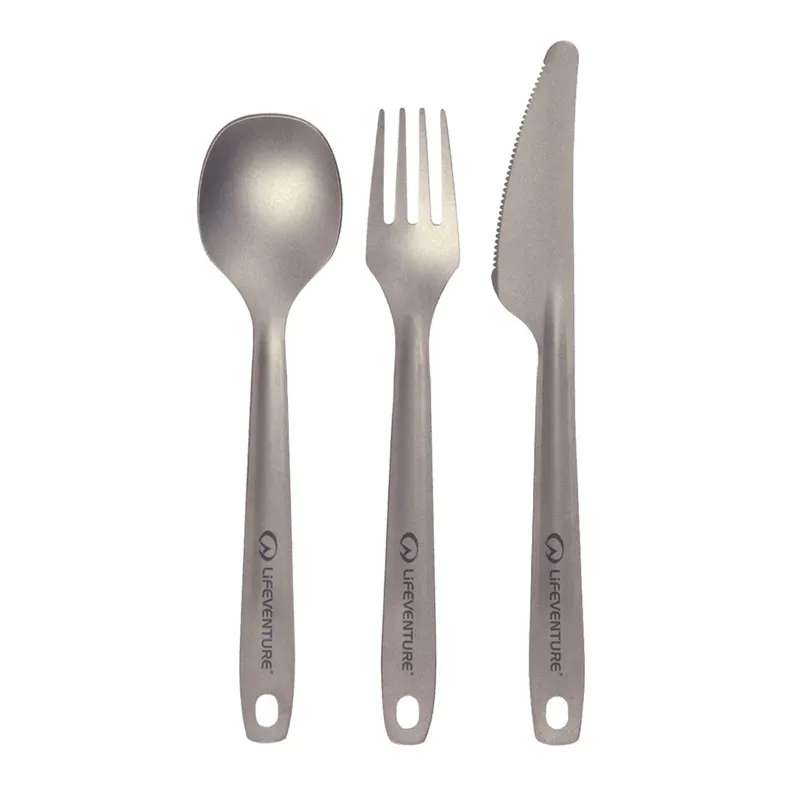 Lifeventure Superlight Titanium Cutlery Set-1