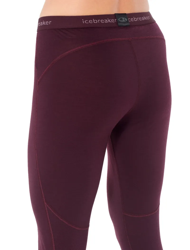 Icebreaker Womens 150 Zone Leggings Velvet/Prism-4